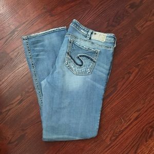 Silver Aiko Bootcut Jeans